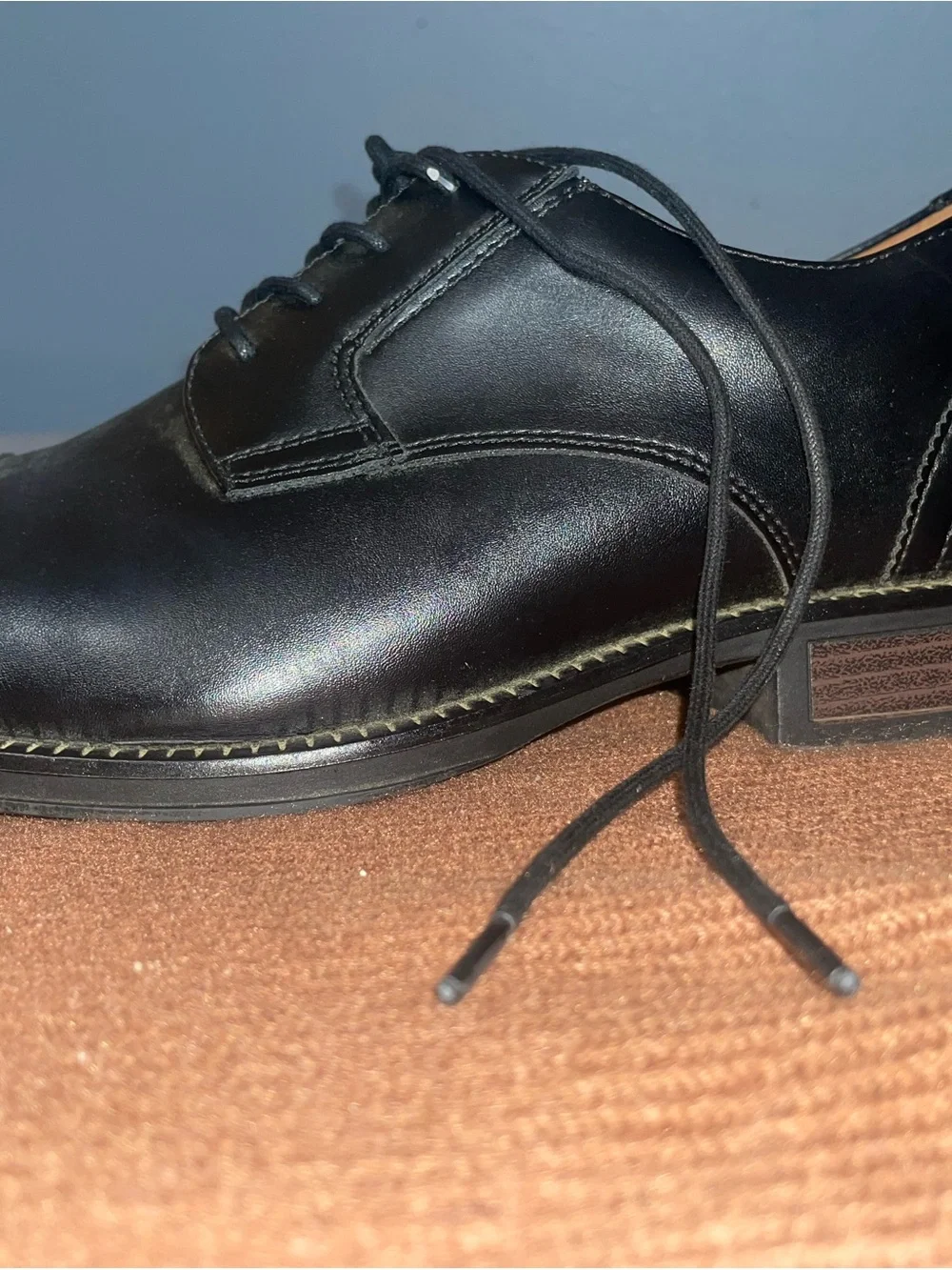 George Black Men's Lace-Up Derby Dress Shoes